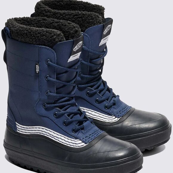 Vans Standard Snow MTE Winter Boots WATERPROOF VN000D2DYA6 MENS 12 BLACK/NAVY - Picture 12 of 14